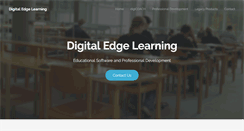 Desktop Screenshot of digitaledgelearning.com