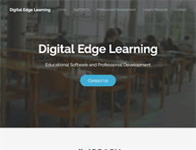 Tablet Screenshot of digitaledgelearning.com